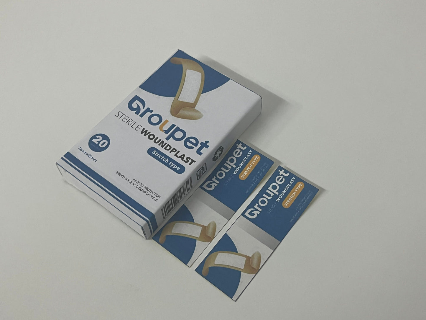 【Groupet Stretch Sterile Adhesive Bandages】—— Reliable Protection for Minor Cuts & Scrapes