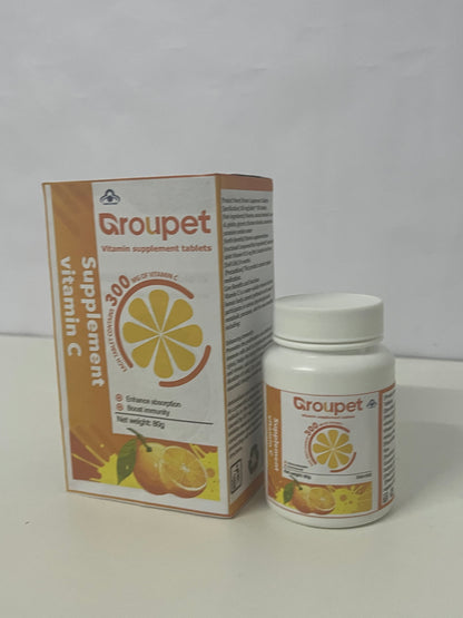 【Groupet Vitamin C Supplement Tablets】—— Daily Immune Support & Antioxidant Protection