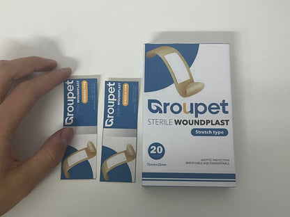 【Groupet Stretch Sterile Adhesive Bandages】—— Reliable Protection for Minor Cuts & Scrapes