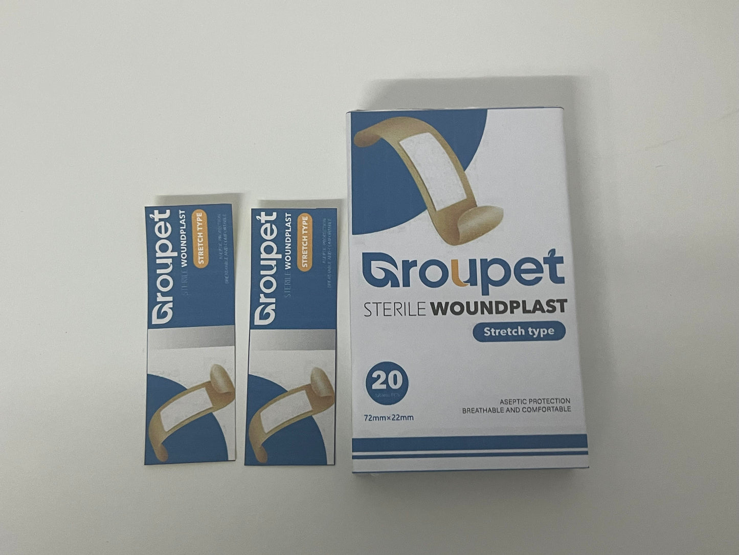 【Groupet Stretch Sterile Adhesive Bandages】—— Reliable Protection for Minor Cuts & Scrapes