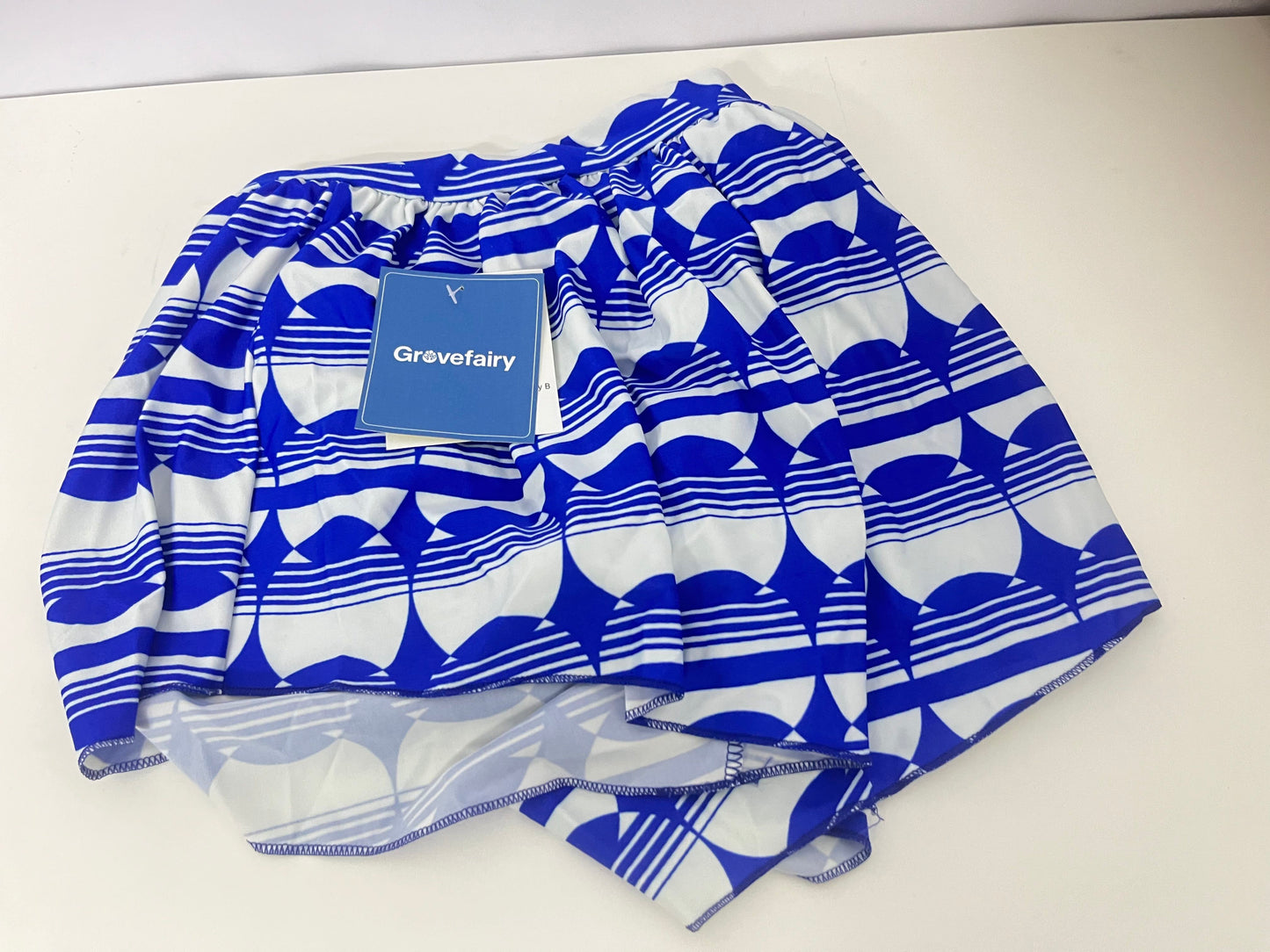【Grovefairy Geometric Print Shorts】—— Vibrant & Comfortable Casual Essential