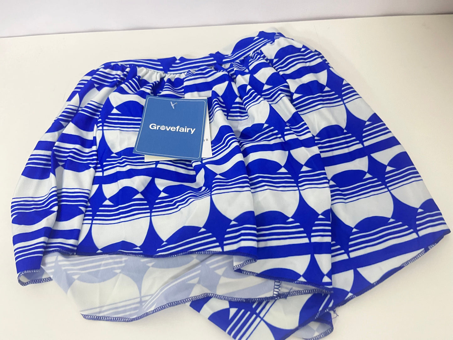 【Grovefairy Geometric Print Shorts】—— Vibrant & Comfortable Casual Essential