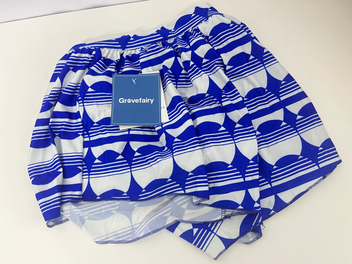 【Grovefairy Geometric Print Shorts】—— Vibrant & Comfortable Casual Essential