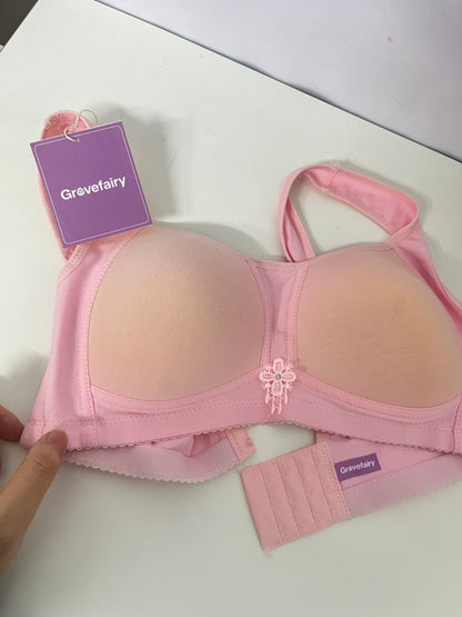 【Grovefairy Two-Tone Underwire Bra】—— Comfortable & Elegant Daily Lingerie