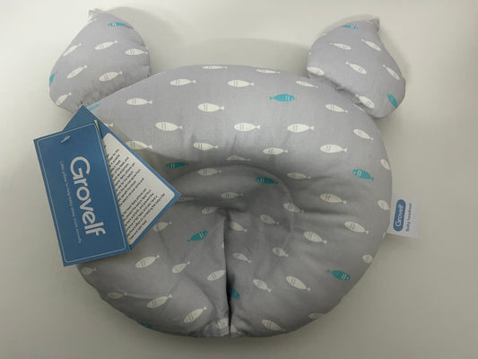 【Grovelf Bear Ear Baby Head-Shaping Pillow】—— Cozy Support for Infant Sleep
