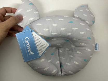 【Grovelf Bear Ear Baby Head-Shaping Pillow】—— Cozy Support for Infant Sleep
