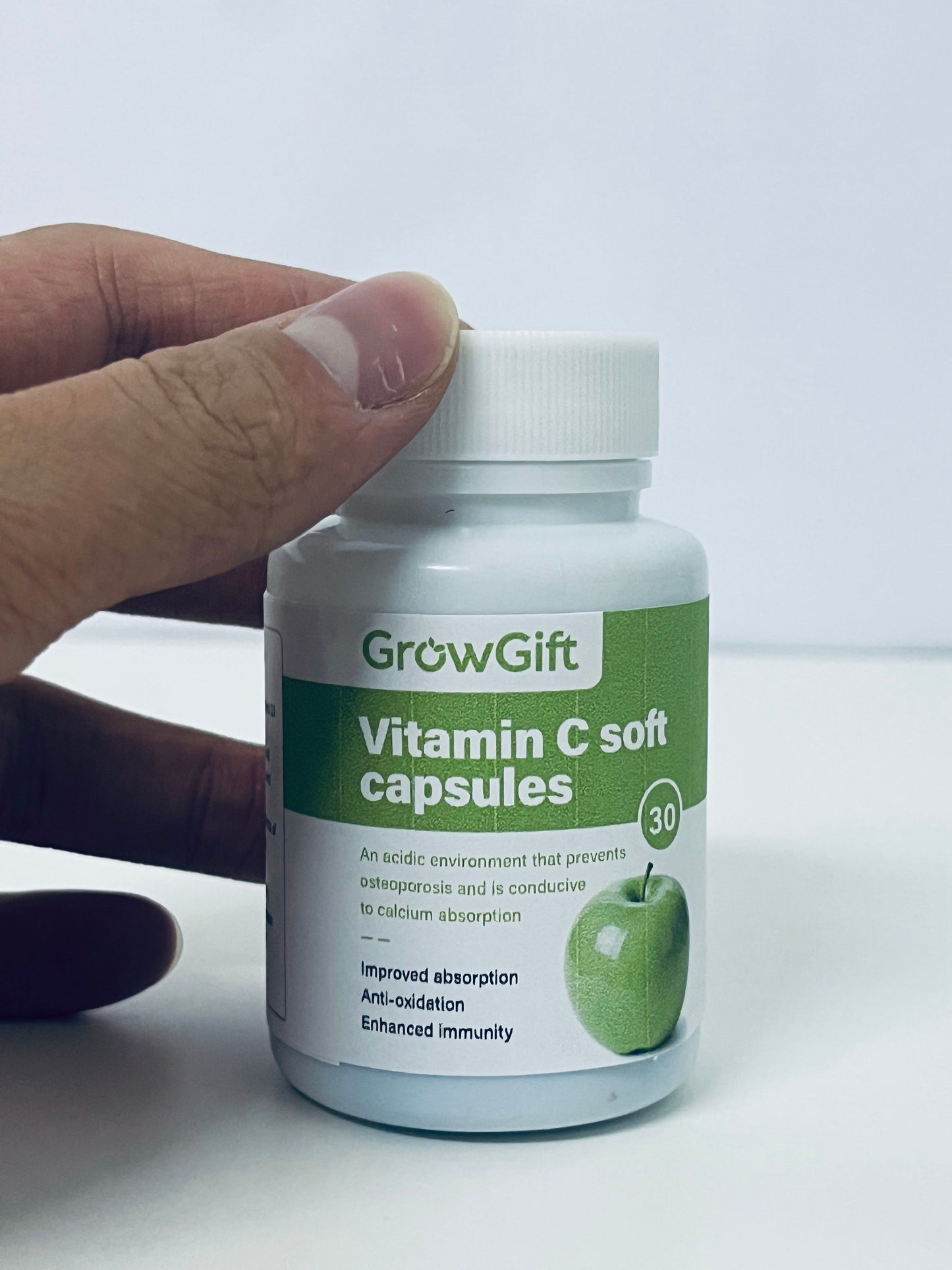 GrowGift Vitamin C Soft Capsules: Daily Nutritional Supply with Triple Care