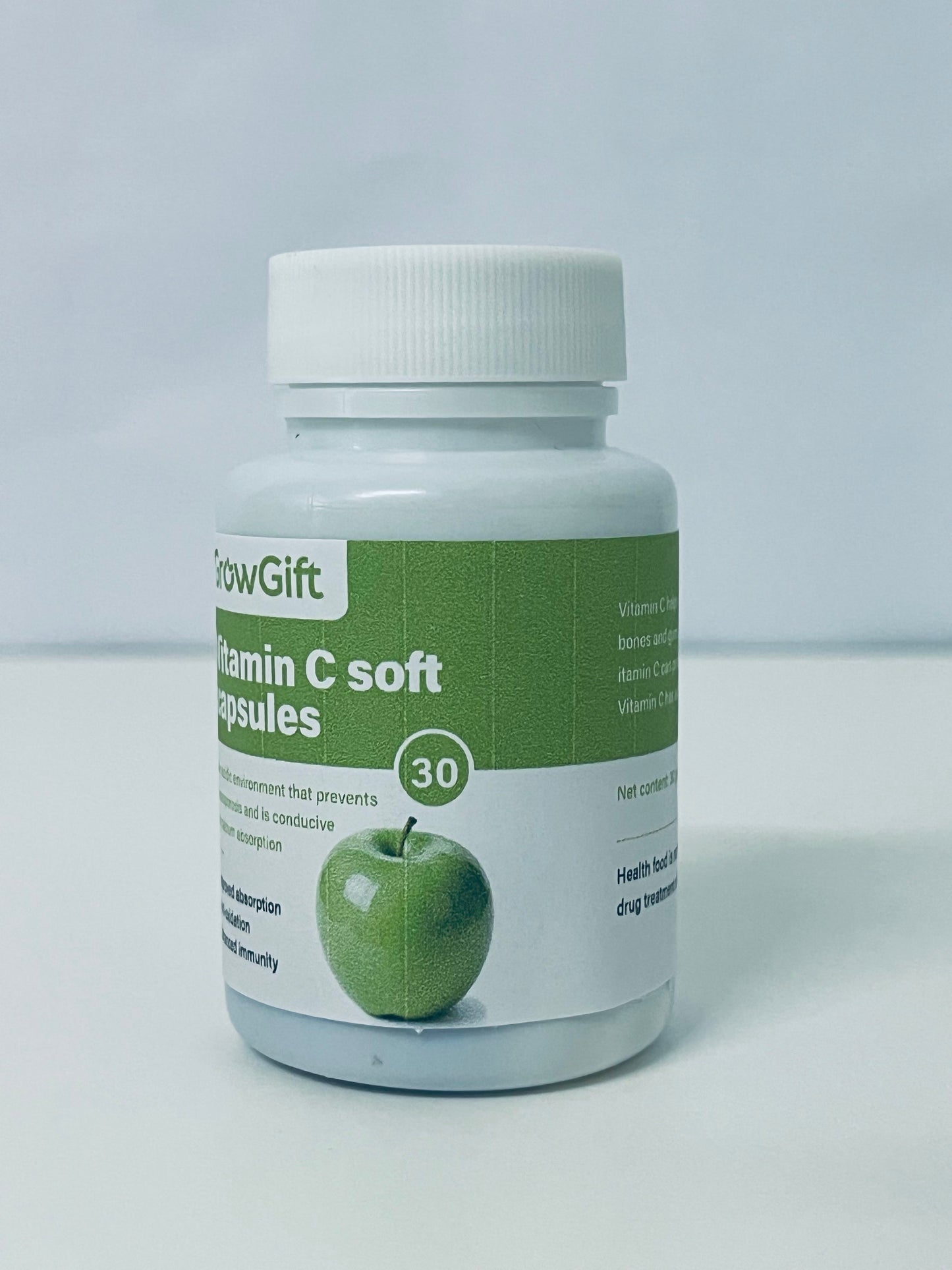 GrowGift Vitamin C Soft Capsules: Daily Nutritional Supply with Triple Care