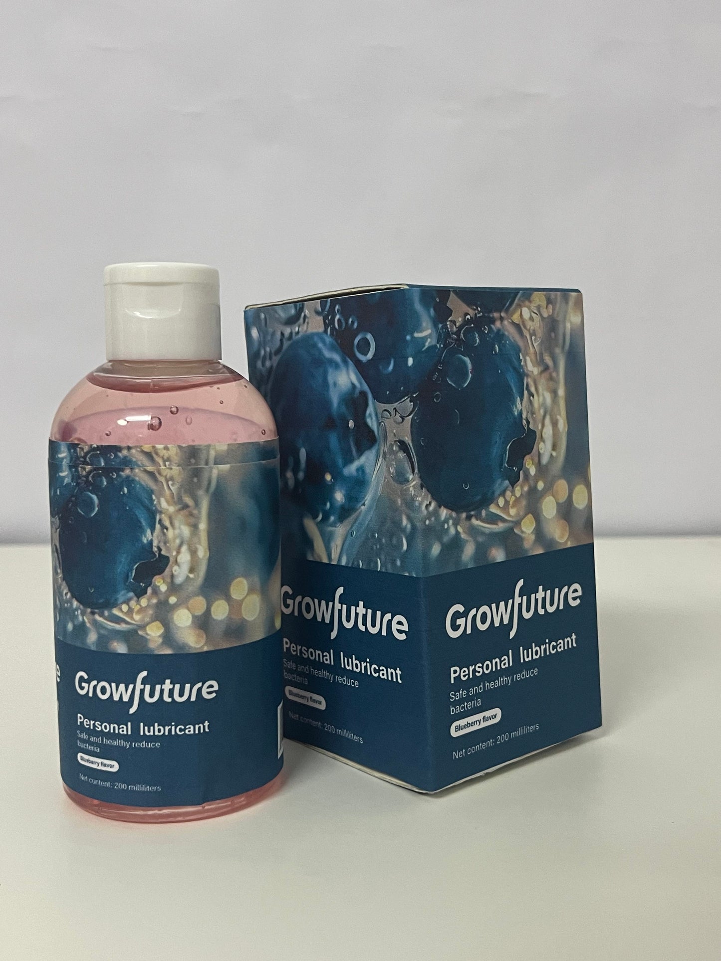 Growfuture Personal Lubricant (Blueberry Flavor) | 200ml Safe & Healthy Formula