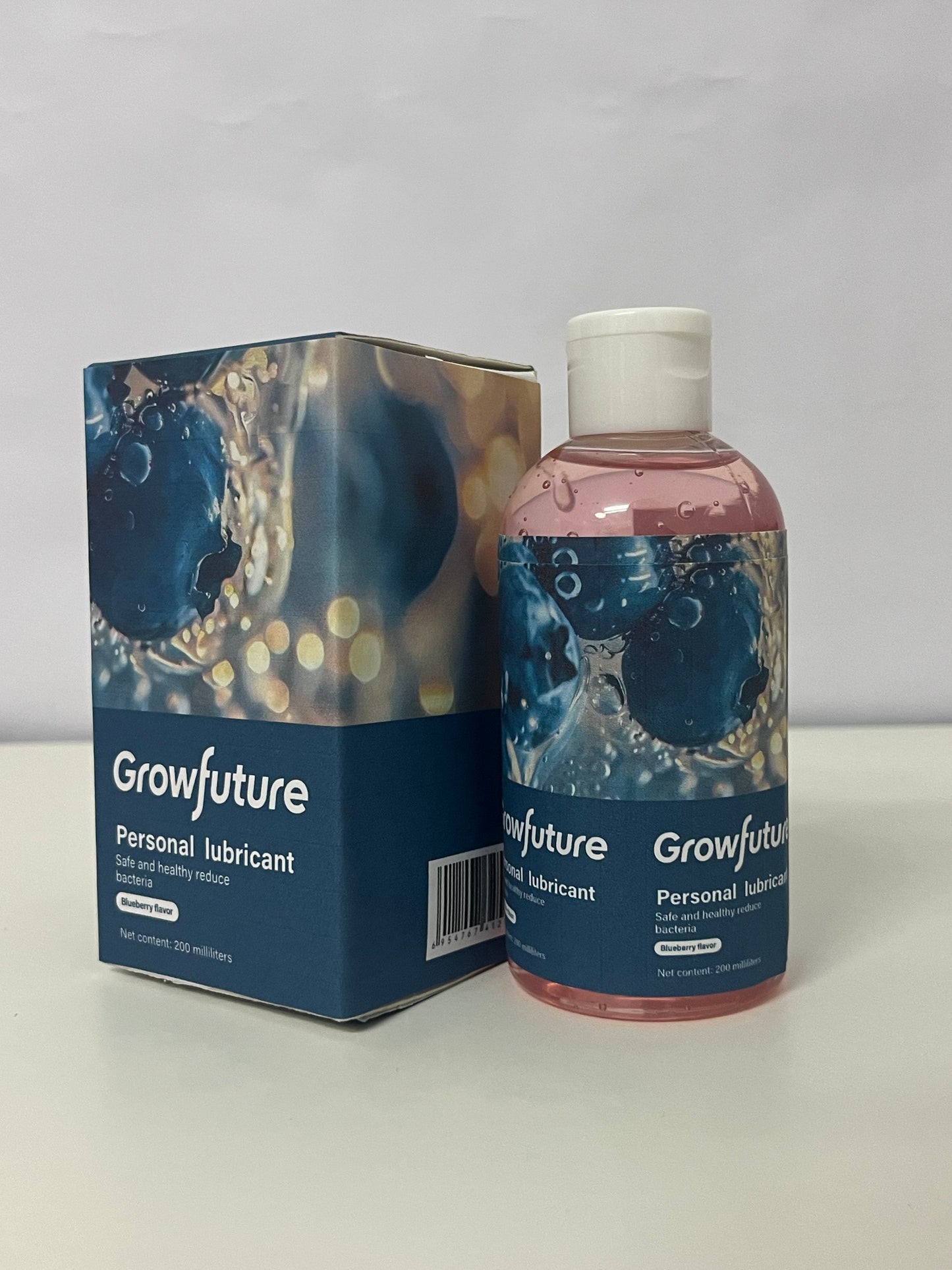 Growfuture Personal Lubricant (Blueberry Flavor) | 200ml Safe & Healthy Formula