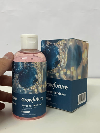 Growfuture Personal Lubricant (Blueberry Flavor) | 200ml Safe & Healthy Formula
