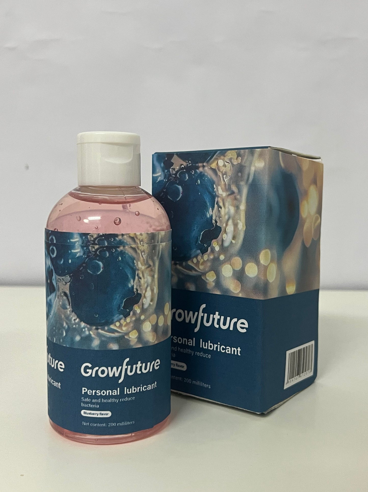 Growfuture Personal Lubricant (Blueberry Flavor) | 200ml Safe & Healthy Formula