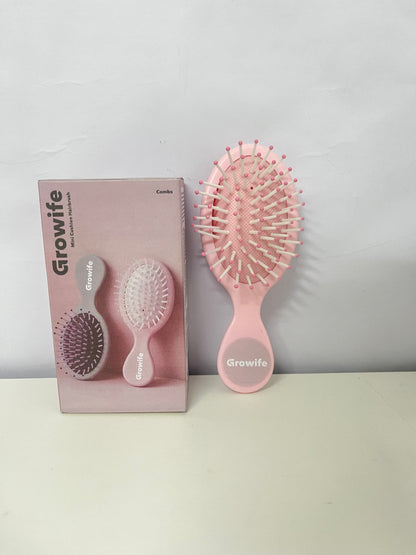 【Growife Mini Cushion Hairbrush】—— Gentle Grooming for Daily Hair Care