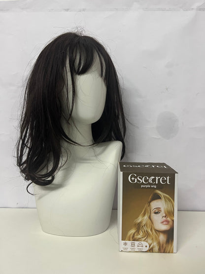 [Gsecret Wigs]——Gsecret Medium-Length Layered Curly Wig - Natural-Looking Clavicle-Length Hairpiece