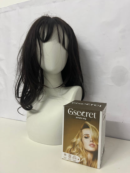 [Gsecret Wigs]——Gsecret Medium-Length Layered Curly Wig - Natural-Looking Clavicle-Length Hairpiece