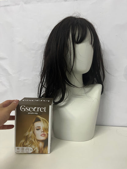 [Gsecret Wigs]——Gsecret Medium-Length Layered Curly Wig - Natural-Looking Clavicle-Length Hairpiece