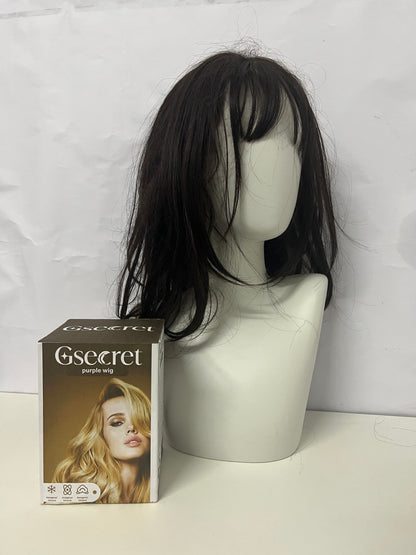 [Gsecret Wigs]——Gsecret Medium-Length Layered Curly Wig - Natural-Looking Clavicle-Length Hairpiece