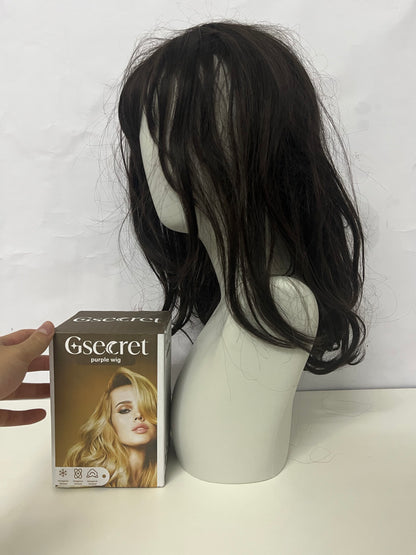[Gsecret Wigs]——Gsecret Medium-Length Layered Curly Wig - Natural-Looking Clavicle-Length Hairpiece