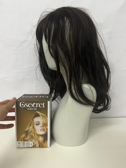 [Gsecret Wigs]——Gsecret Medium-Length Layered Curly Wig - Natural-Looking Clavicle-Length Hairpiece
