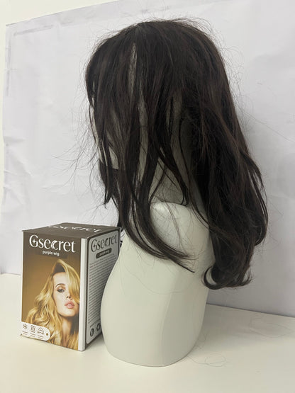 [Gsecret Wigs]——Gsecret Medium-Length Layered Curly Wig - Natural-Looking Clavicle-Length Hairpiece