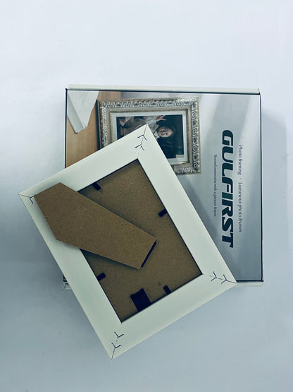 GULFIRST Picture frames Ornate Design Golden patterned border - Wall Hanging or Tabletop Great for Pictures/Diplomas/Prints