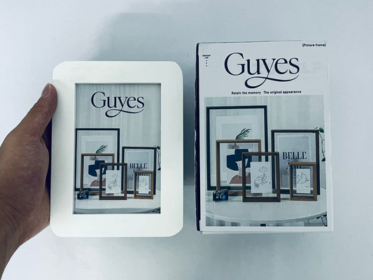 Guyes Picture Frame with Real Glass, Ornate Vintage Photo Frames for Wall Decor or Tabletop Display