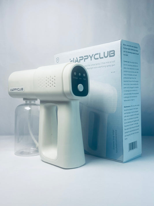 HAPPYCLUB Nano Spray Gun - Cordless Nano Sprayer for Cleaning - Portable Misting Tool for Home & Garden - Hydrating Mist Gun for Plants - Lightweight Handheld Nano Spray Machine (380ml)