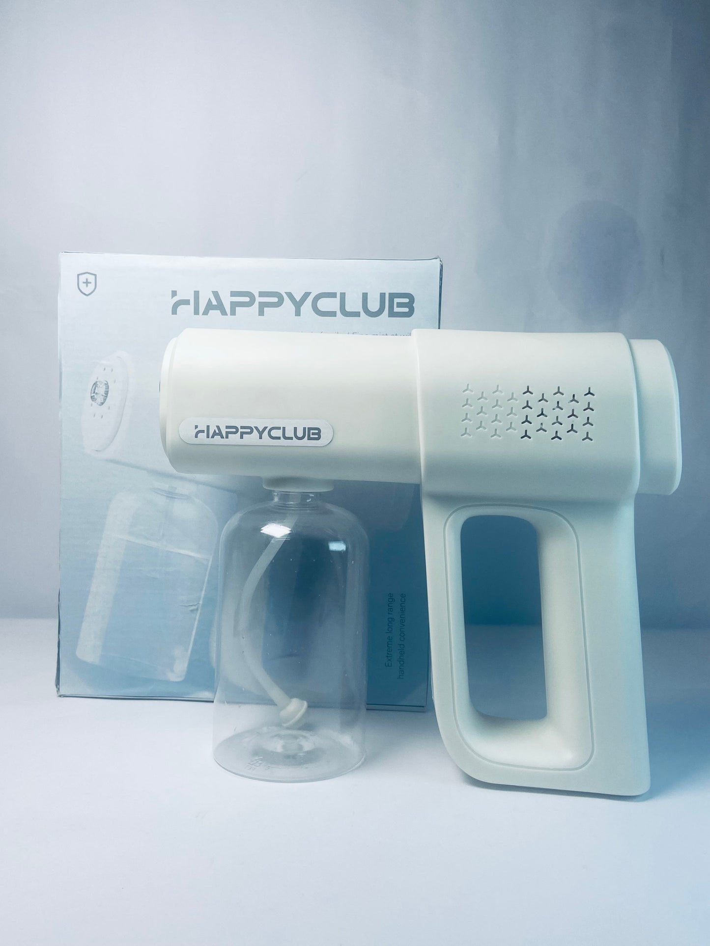 HAPPYCLUB Nano Spray Gun - Cordless Nano Sprayer for Cleaning - Portable Misting Tool for Home & Garden - Hydrating Mist Gun for Plants - Lightweight Handheld Nano Spray Machine (380ml)