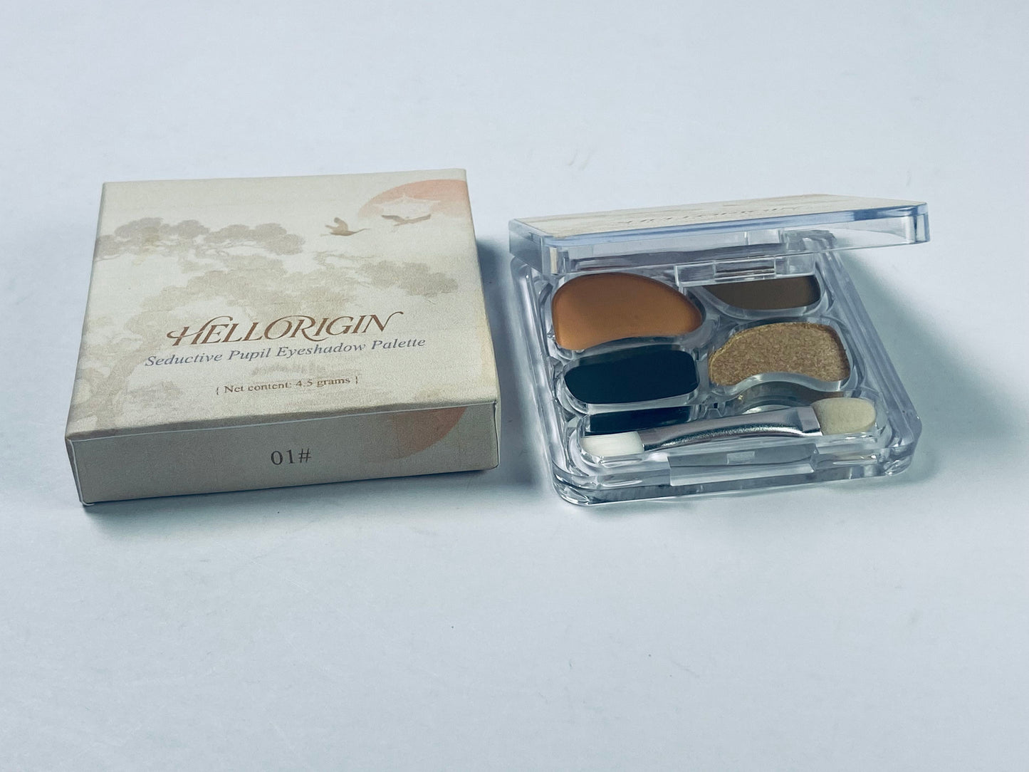 HELLORIGIN Eye Enhancer,Night Sky,Eyeshadow Quad,Easy to Wear,Clean & Vegan,Talc-Free,Matte & Shimmer Finishes,Smudge-Proof