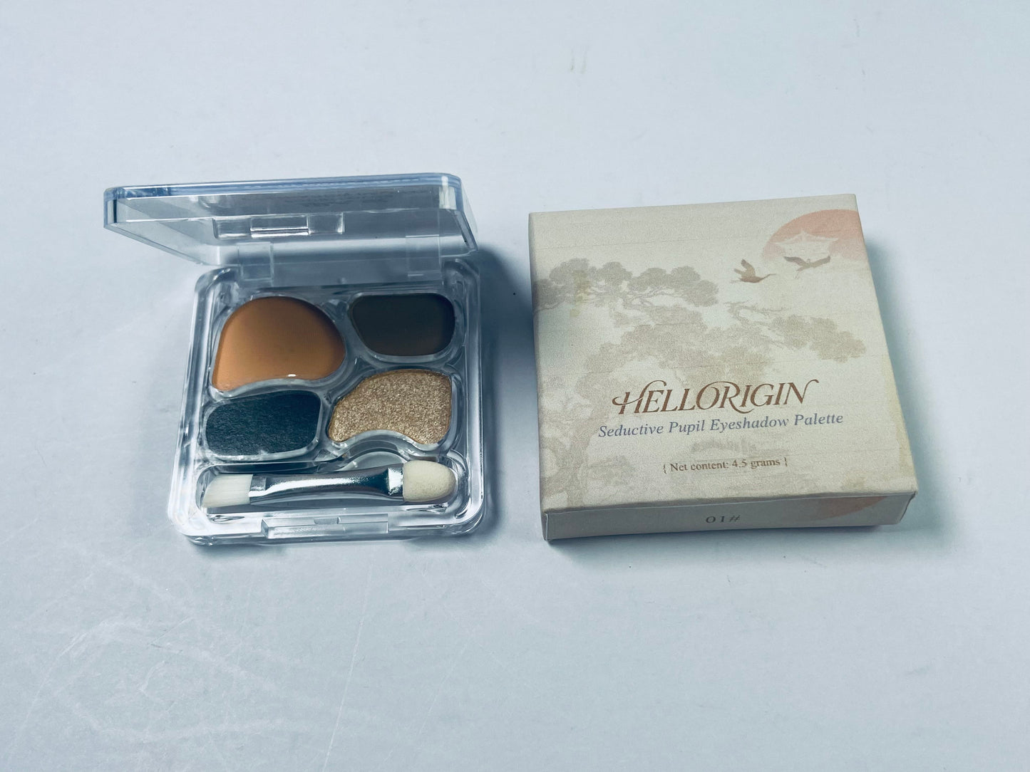 HELLORIGIN Eye Enhancer,Night Sky,Eyeshadow Quad,Easy to Wear,Clean & Vegan,Talc-Free,Matte & Shimmer Finishes,Smudge-Proof