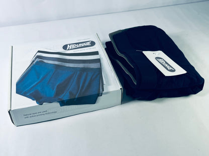 HIDUNNE Men's Ultra Breathable Underwear,No Riding Up Boxer Briefs with ComfortFlexible Waistband,5 Pack