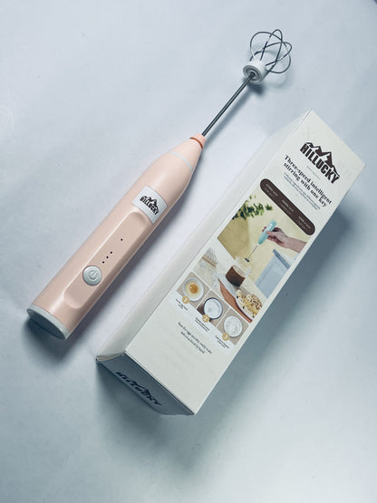 HILLUCKY Rechargeable Handheld Electric Egg beasters,Cordless Electric Beater Whisk for Egg,Strong Three Speed Adjustable.