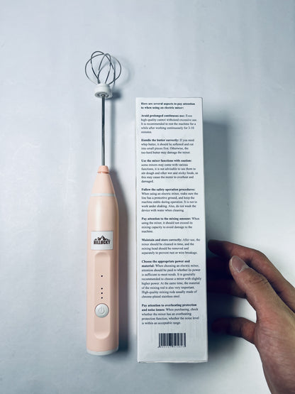 HILLUCKY Rechargeable Handheld Electric Egg beasters,Cordless Electric Beater Whisk for Egg,Strong Three Speed Adjustable.