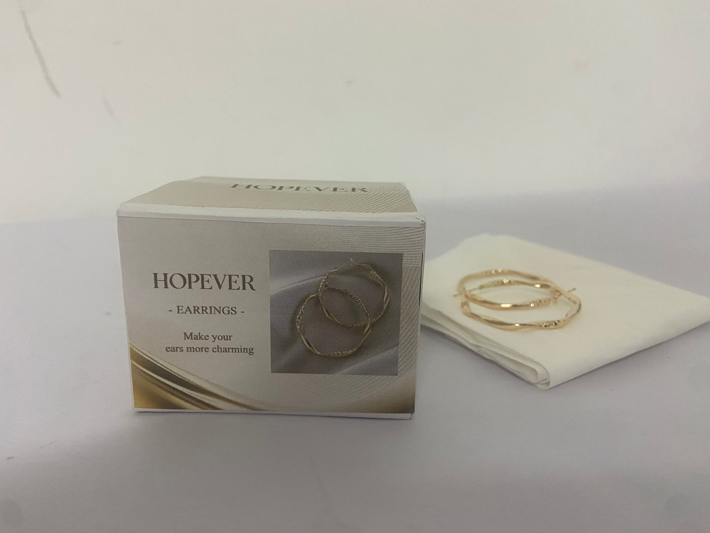 HOPEVER Gold  Earrings Steling Silver Post Hoops Earrings For Women Hollow Tube Hoops Earrings Thick Gold Hoop Earrings Hypoallergenic Lightweight Gold Hoop Large Earrings