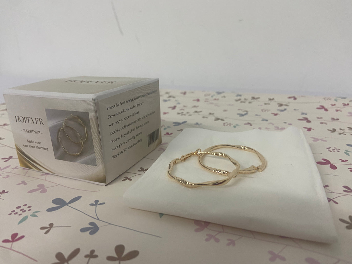 HOPEVER Gold  Earrings Steling Silver Post Hoops Earrings For Women Hollow Tube Hoops Earrings Thick Gold Hoop Earrings Hypoallergenic Lightweight Gold Hoop Large Earrings
