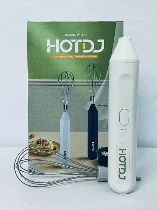 HOTDJ Electric egg beaters Handheld Mixers, USB Rechargable Handheld Eggs Beater Cordless Electric Food Mixers Detachable Milk Frothers Kitchen Tool