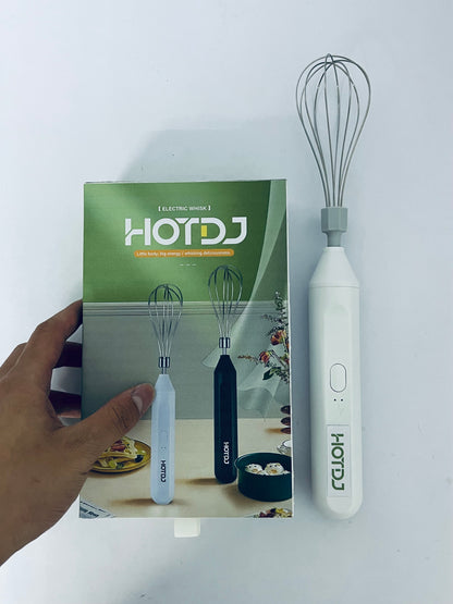 HOTDJ Electric egg beaters Handheld Mixers, USB Rechargable Handheld Eggs Beater Cordless Electric Food Mixers Detachable Milk Frothers Kitchen Tool