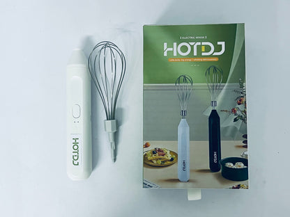 HOTDJ Electric egg beaters Handheld Mixers, USB Rechargable Handheld Eggs Beater Cordless Electric Food Mixers Detachable Milk Frothers Kitchen Tool