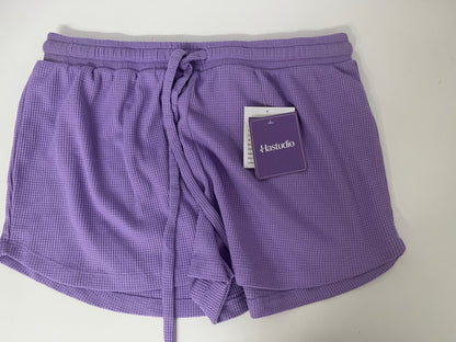 Hastudio Waffle Knit Purple Casual Shorts - The Perfect Blend of Comfort and Style