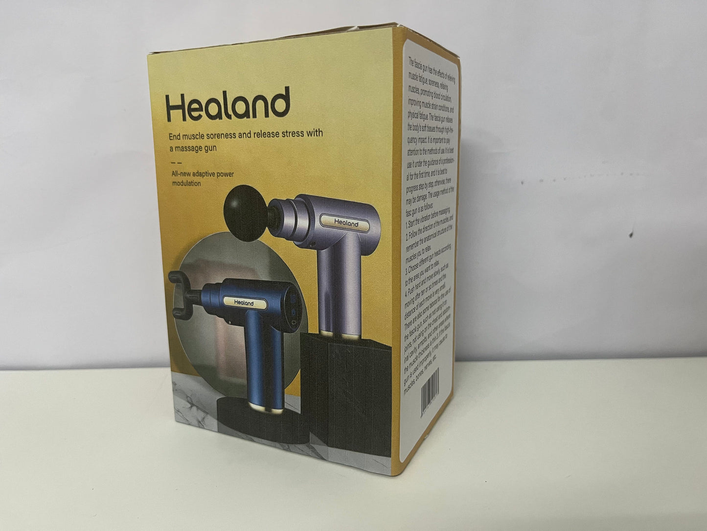 Healand Adaptive Power Massage Gun An Essential for Relieving Muscle Soreness & Stress