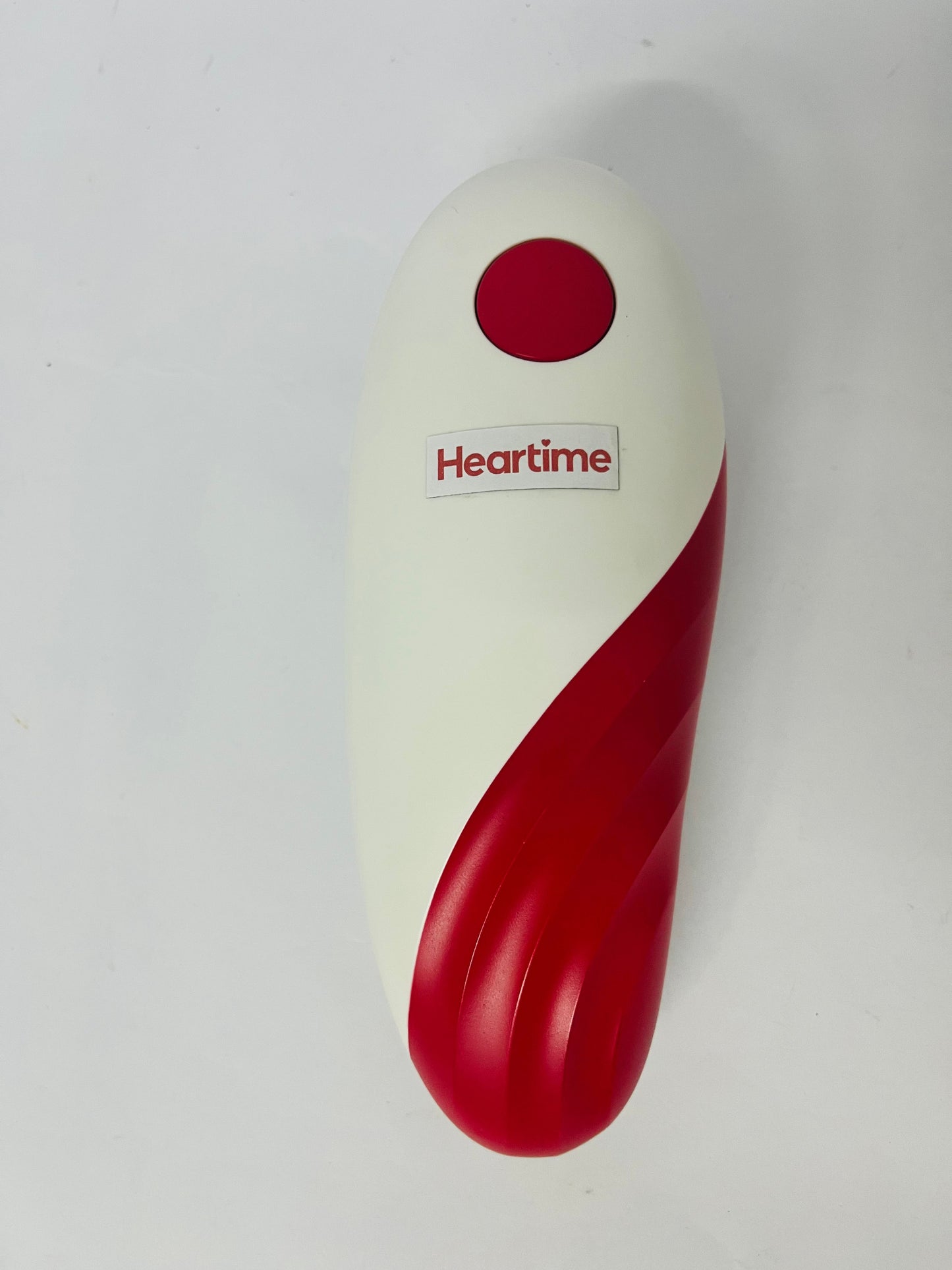 Heartime Electric Can Opener - One-Touch Automatic Operation, Battery Powered for All Can Sizes, Safe Smooth Edge Cutting, Ideal for Seniors & Arthritis Users