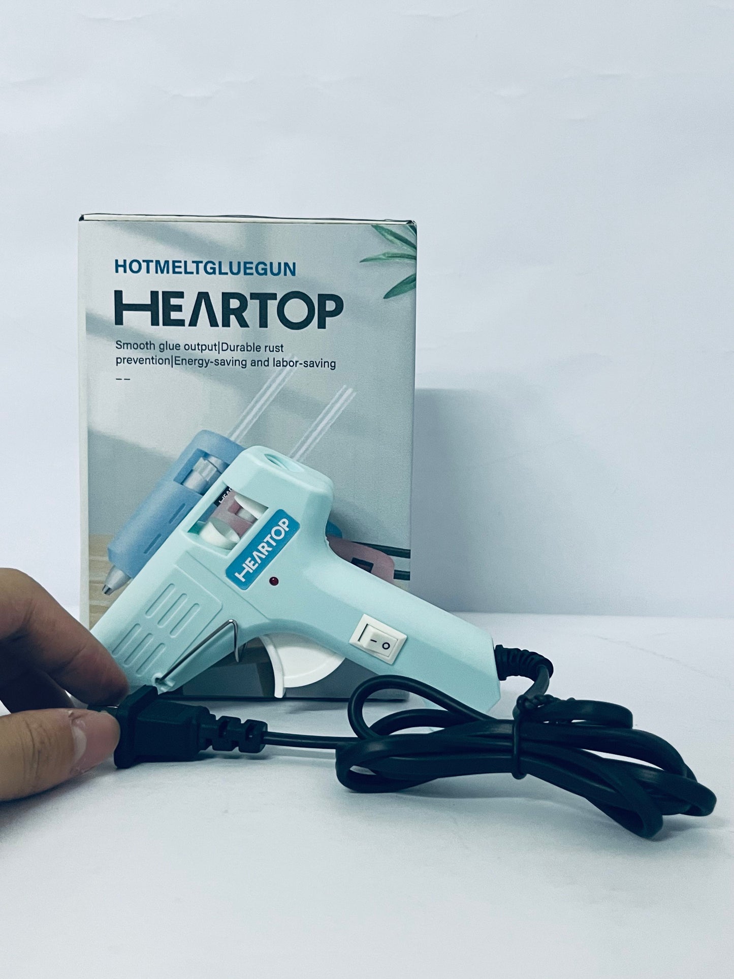 HEARTOP 20W Mini Hot Glue Gun Fast Preheating Hot Glue Gun Kit Small Duty Gluegun for Craft, DIY, Repairs