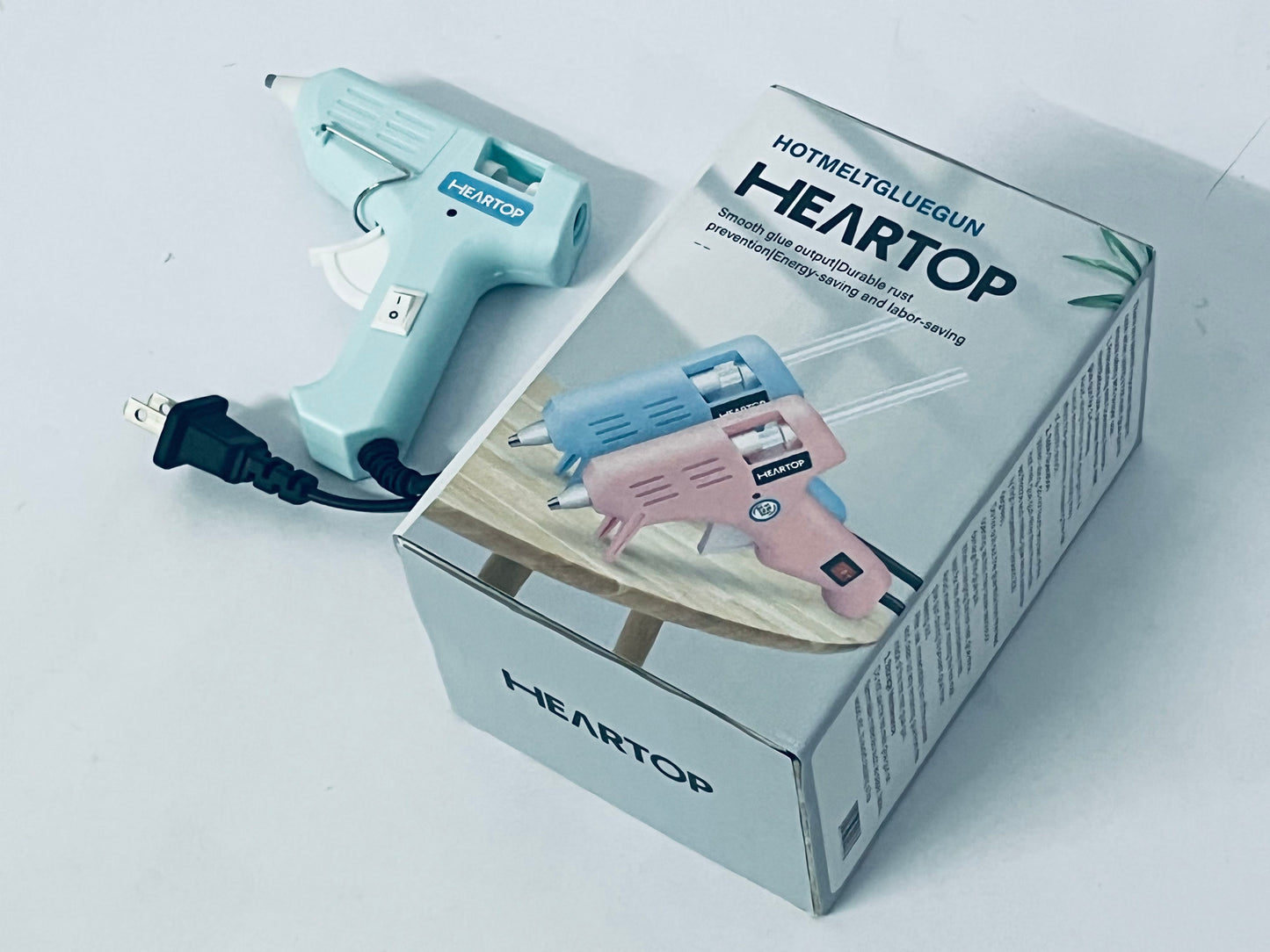HEARTOP 20W Mini Hot Glue Gun Fast Preheating Hot Glue Gun Kit Small Duty Gluegun for Craft, DIY, Repairs
