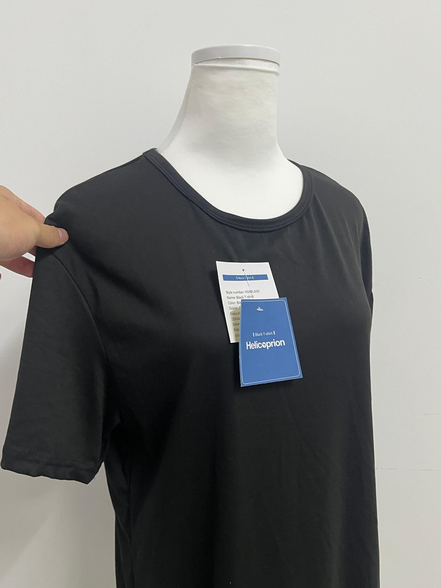 Helicoprion T-shirts Black Simple T - shirt —— Versatile Classic, Comfortable Companion