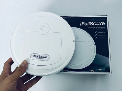 iFullScore 3 in 1 Robot Vacuum Smart Floor Cleaner - Vacuuming, Sweeping, Mopping - Cordless, USB Rechargeable Robotic Vacuum for Home Hard Floor, Carpet