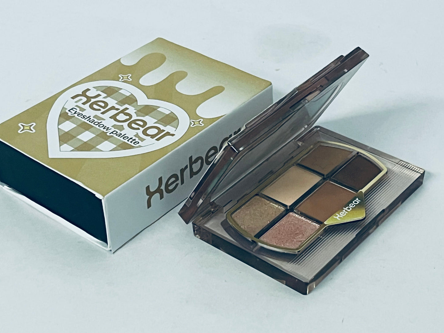 Herbear Eyeshadow palettes 6 Color Eyeshadow Palette Matte & Shimmer Eyeshadows Blendable & Long Lasting Eye Shadow Blendable & Buildable Eye Makeup