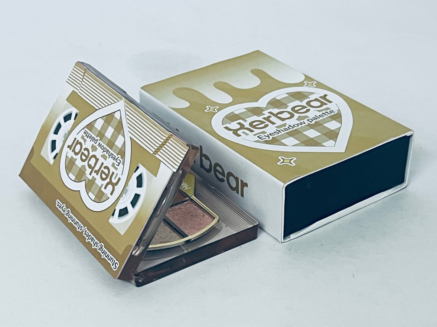 Herbear Eyeshadow palettes 6 Color Eyeshadow Palette Matte & Shimmer Eyeshadows Blendable & Long Lasting Eye Shadow Blendable & Buildable Eye Makeup