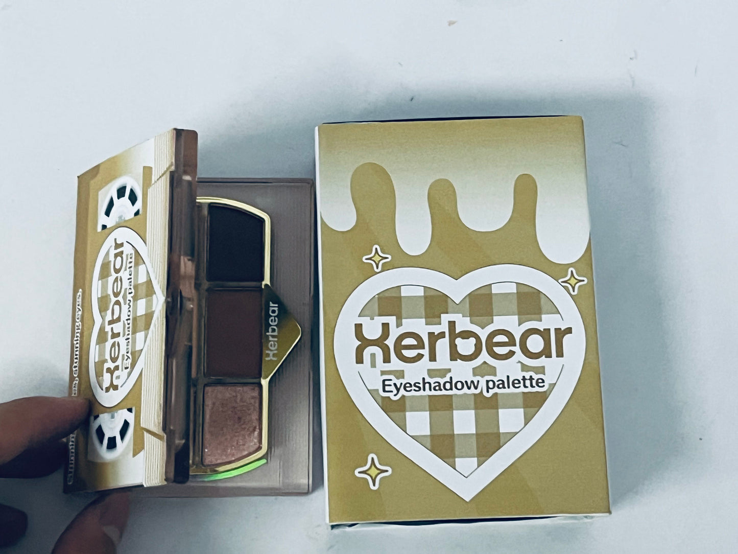 Herbear Eyeshadow palettes 6 Color Eyeshadow Palette Matte & Shimmer Eyeshadows Blendable & Long Lasting Eye Shadow Blendable & Buildable Eye Makeup