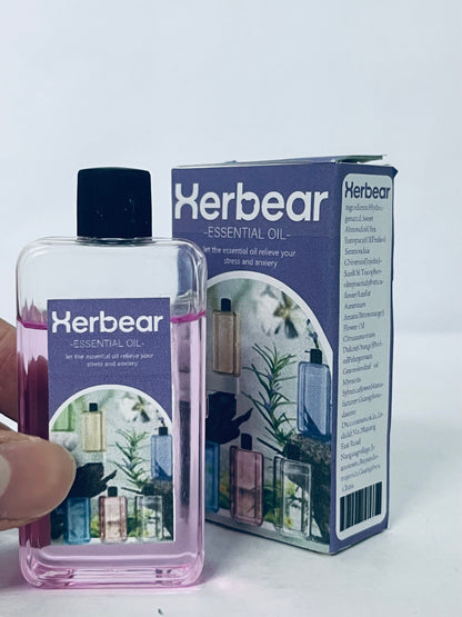 Herbear  Essential Oil 100% Pure and Natural Premium Grade Essential Oil for Diffuser and Aromatherapy, Skin, Massage, Candle and Soap Making Fragrance