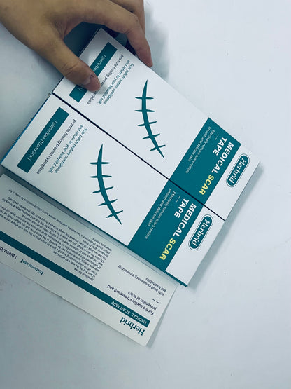 Herbrid Silicone Scar Thicked Sheets, Reuseable Extra Long Scar Strips for Reducing the Appearance of Keloid Bump,Stretch Marks,Burn,Surgical Scar Removal